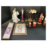 Christmas Theorem Painting, Nativity, Figurines.
