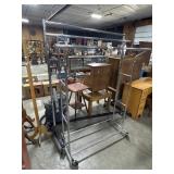 (2) Rolling Clothing Racks.