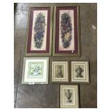 6 Framed Art Prints.