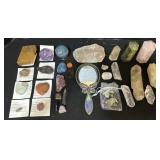 Gemstone Towers & Spheres, Crystal Pieces.