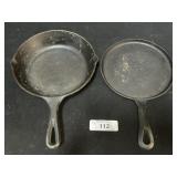Lodge Cast Iron Skillet &  Cast Iron Griddle.