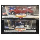 NOS ERTL American Muscle Die Cast Cars.