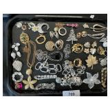 Costume Jewelry, Pins, Necklaces, Bracelets.