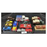 Die Cast Toy Cars & Ertl Truck Coin Banks.