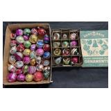 Early Shiny Brite Christmas Ornaments.