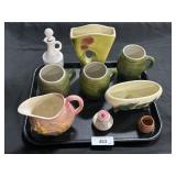 Art Pottery Planters, Mugs, Pitcher.