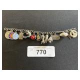 Sterling Silver Boyertown Charm Bracelet.