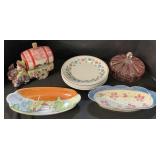 Decanter & Plates, Noritake, Celebrate.