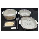 Corning Ware Casserole Dishes & Handle Attachment