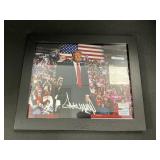 Autographed Photo Of Donald Trump.