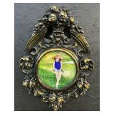 Signed Painting With Ornate Frame.