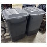 (2) Waste Cans.