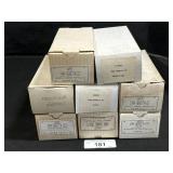 8 Plastic Ertl Promo Car Models.