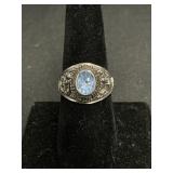 10 KT Gold 1973 Penn State Class Ring.