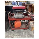 Snap-On Creeper, Rolling Steel Cart.