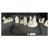 Lot Of Snowbabies Figurines.
