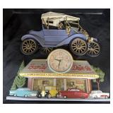 Family Dine In Clock, Ford Model T Wall Hanging.