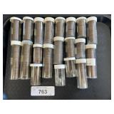 19 Tubes Of Wheat Pennies, 1Tube of Steel Pennies