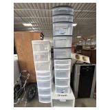 (5) Sterilite Drawer Towers.