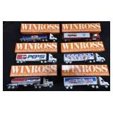 6 Winross Adv. Trucks Pepsi, East Petersburg.