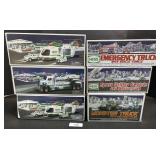 6 Various Hess Trucks W/ Boxes.