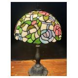 Tiffany Style Stained Glass Lamp.