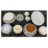 Porcelain Plates, Bowls & Teacups.
