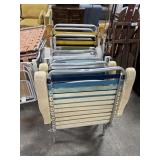 (8) Folding Beach, Pool/Patio Chairs.
