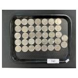 37 Eisenhower Dollars.