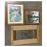 Beer Adv Print & Mirrors (Gretz, Erlanger).