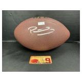 Patrick Mahomes Autographed Football.