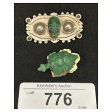 980 Taxco Silver Brooch, Silver Brooch.