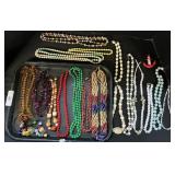 Costume Jewelry Beaded Necklaces.