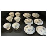 Oriental Stone J&G Alcock Teacups & Saucer.