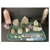 Crystal Towers, Raw Crystals, Gemstones.