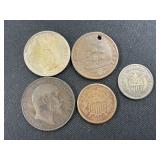 Two Cent, Tribute & British Pennies, Filipino