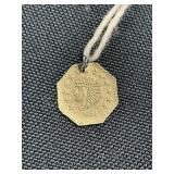 1852 California Fractional Coin.