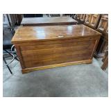 Lite Mahogany Blanket Chest.