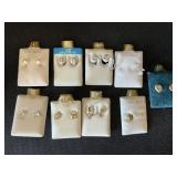 14k & 10k Gold & Diamond Earrings.