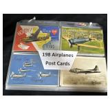 Lot OF Vintage Airplane Postcards.