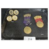 B&O & Reading Lines Railroad, KGE Fraternal Medals