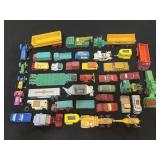 Vintage Die Cast Cars & Construction Trucks.