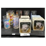 Norman Rockwell Mugs & Character Glasses.