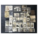B&W Photo Postcards, Tin Type Photos.