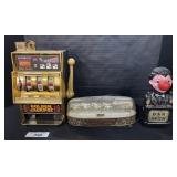Golden Jackpot Slot Machine, Bar Lights.