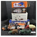 Ertl Diecast Cars, Die Cast Truck Coin Banks.
