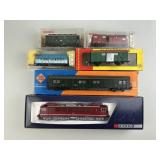 Reefers, Caboose, Street Car.