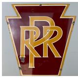 Porcelain Pennsylvania Railroad Sign.