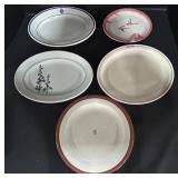 Railroad China, Plates & Platters.