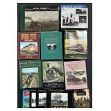 Large Lot Hard & Soft Cover Train & Railroad Books